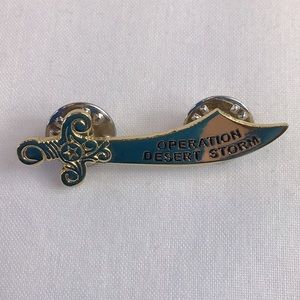 “Operation Desert Storm” sword pin